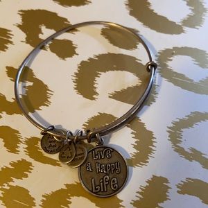 Alex and Ani live a happy life bracelet